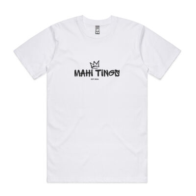 Men's MT White Basic Tee Thumbnail