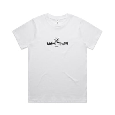 Women's MT White Basic Tee Thumbnail
