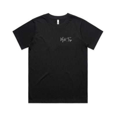 Women's MT Signature Black Tee Thumbnail